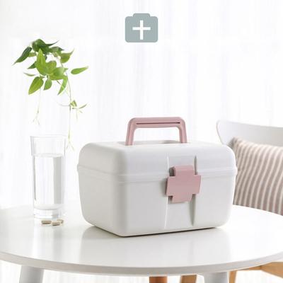 Портативный большой вместительный шкаф для аптечки, двухслойный ящик для лекарств, семейный домашний держатель для лекарств, органайзер для хранения, аптечка первой помощи