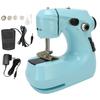 Mini Sewing Machine Dual Power Supply Switch Portable Electric Small Sewing Machine for Beginners