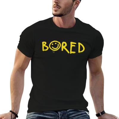 Sherlock - Bored! T-Shirt Comfort Stretch Tee Shirt