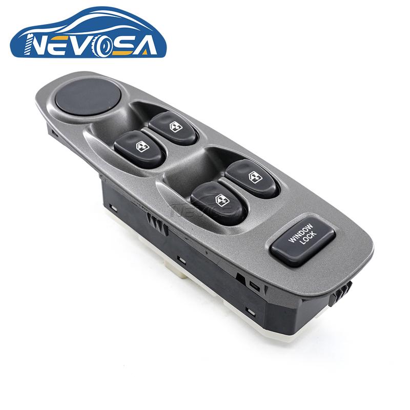 NEVOSA 93570-25020 93570-25000 93580-25000 Mirror Knob Power Master Window Switch Passenger Button For Hyundai Accent 2000 2005