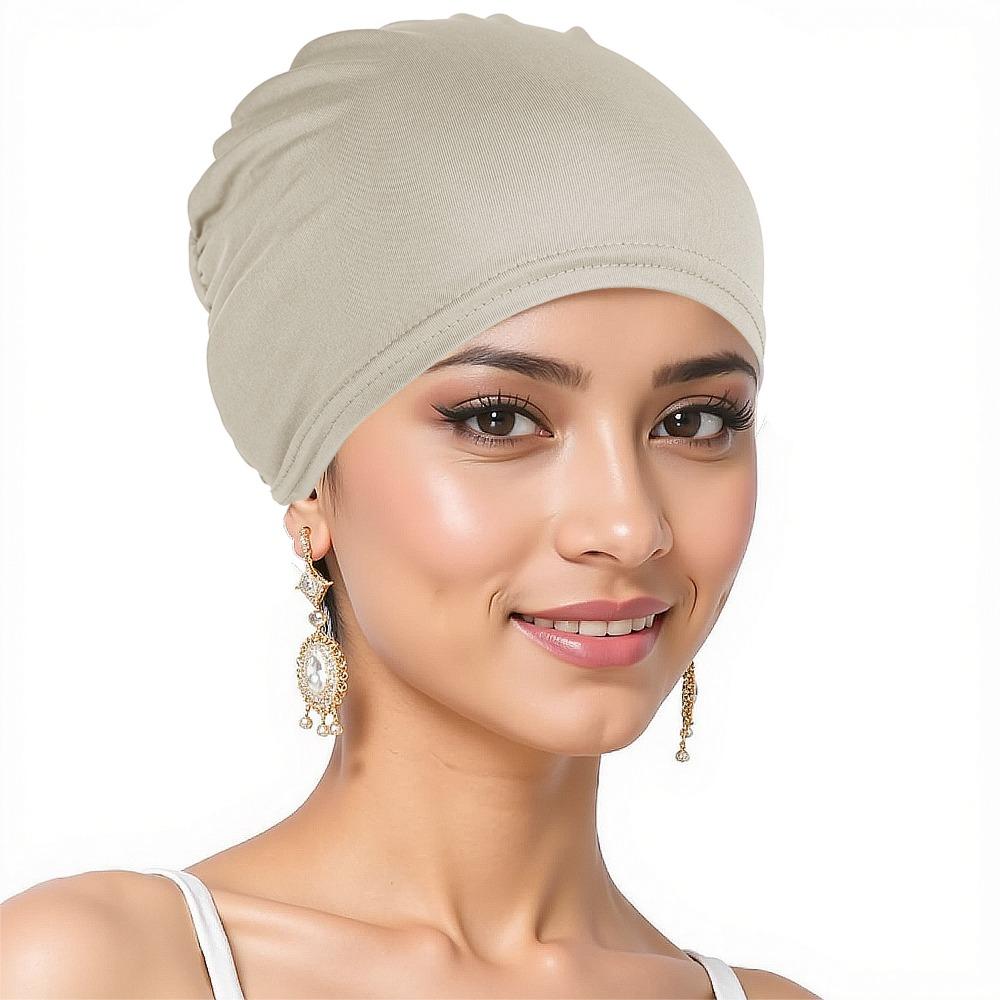 Cotton Muslim Hijab Caps Premium Closed Hijab Underscarf New Elastic Bonnet Cap