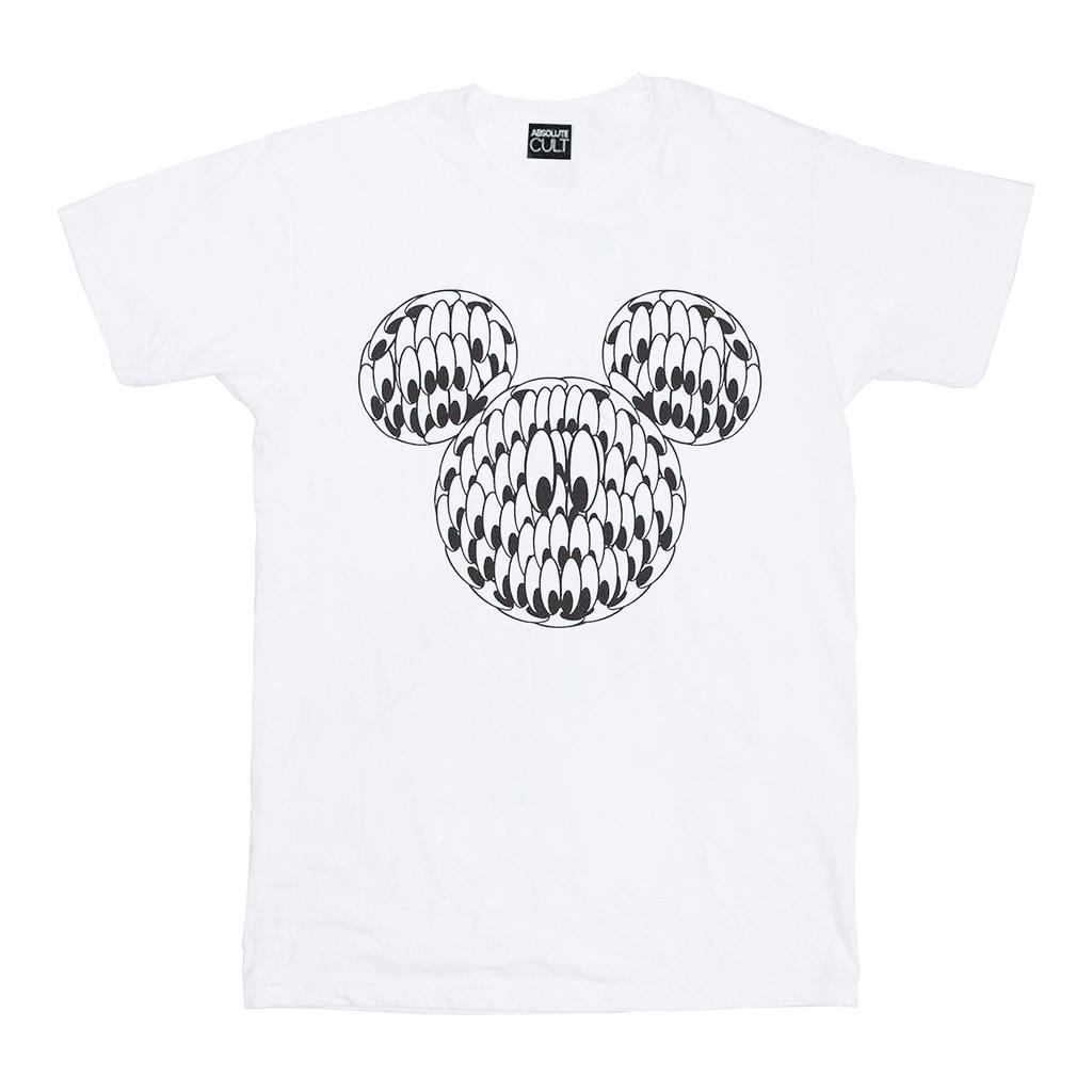 Disney Womens/Ladies Mickey Mouse Head Of Eyes Cotton Boyfriend T-Shirt