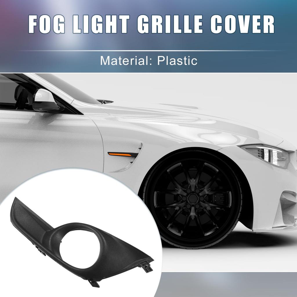ABSOPRO Fog Light Grille Cover Left and Right Compatible with Nissan Altima 2013 2014 1 Pair Trim, Side, 2015, Black,
