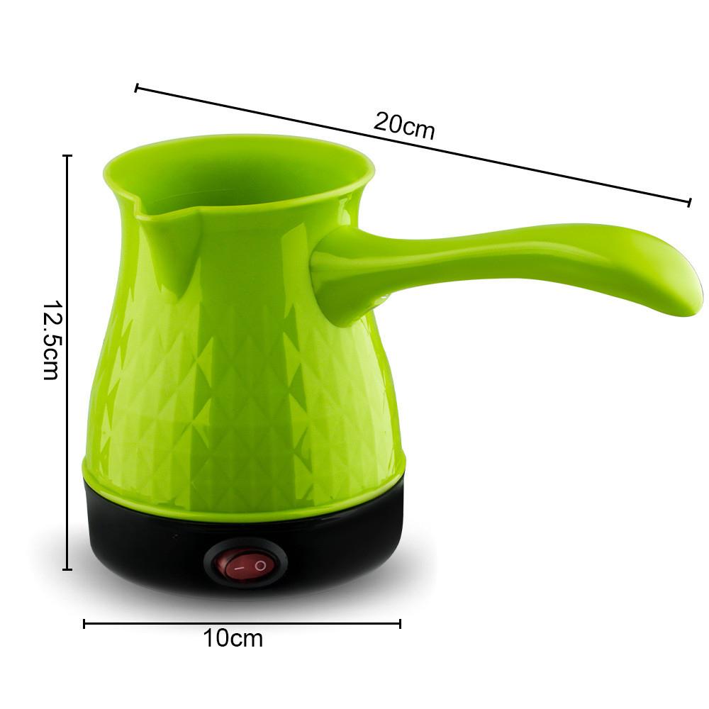 Электрический чайник для приготовления кофе в турке мощностью 600 Вт, емкостью 0,5 л, герметичный, электрический кофейник, портативный, ручной, мини-кофеварка