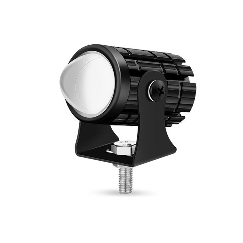 Светодиодные фары для мотоциклов DC8V-80V 3000K/6000K водонепроницаемые двухцветные противотуманные фары для мотоциклов и электромобилей модификация сигнального света
