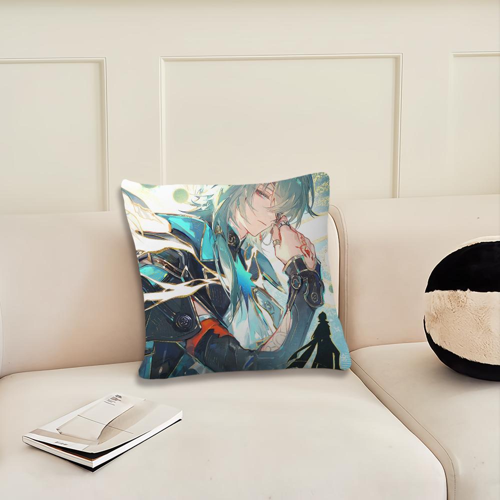 Anaxa Game Наволочка для подушки Honkai Star Rail Подушка Комната Спальня Изголовье Диван Гостиная Спинка Подушка для сна