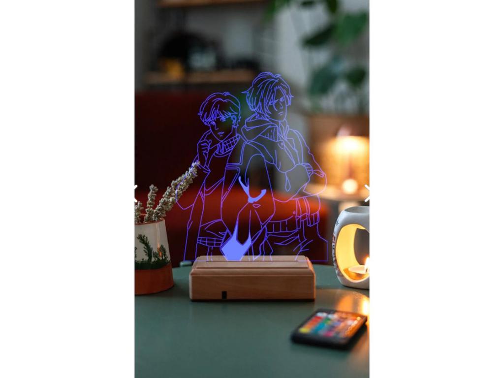 Банановая рыба Ash & Eiji 16 цветов ночника