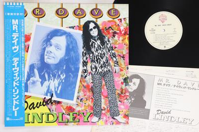 Виниловая пластинка DAVID LINDLEY  Mr. Дэйв P13160 WARNER BROS 1985 Япония Оби Рок Б/у