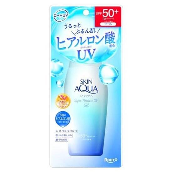 Skin Aqua Super Moisture UV Gel Sunscreen 110g (Hyaluronic Acid Infused Smooth Adhesive SPF50+ PA++++)