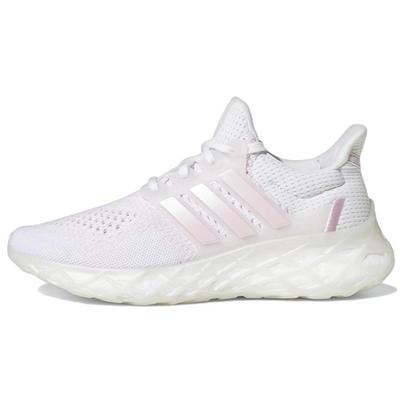 Женские кроссовки UltraBoost Web DNA Белые Прозрачно-розовые Облачно-белые GY9092