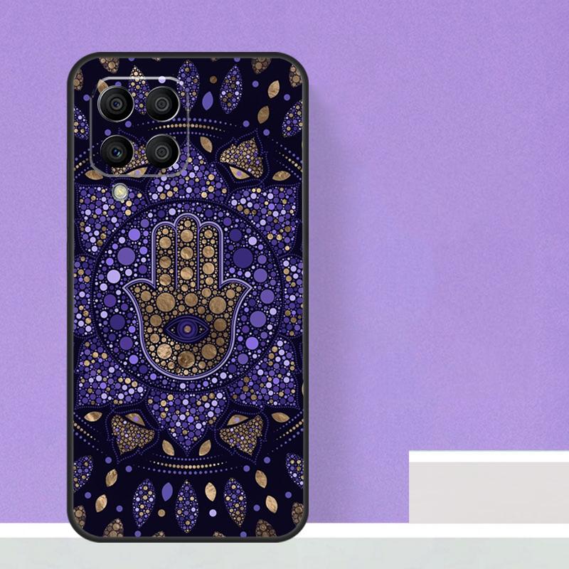 Hamsa Hand of Fatima For Samsung Galaxy M13 M33 M53 M12 M32 M52 M14 M34 M54 M20 M51 M21 M30s M31s M15 M55 Case