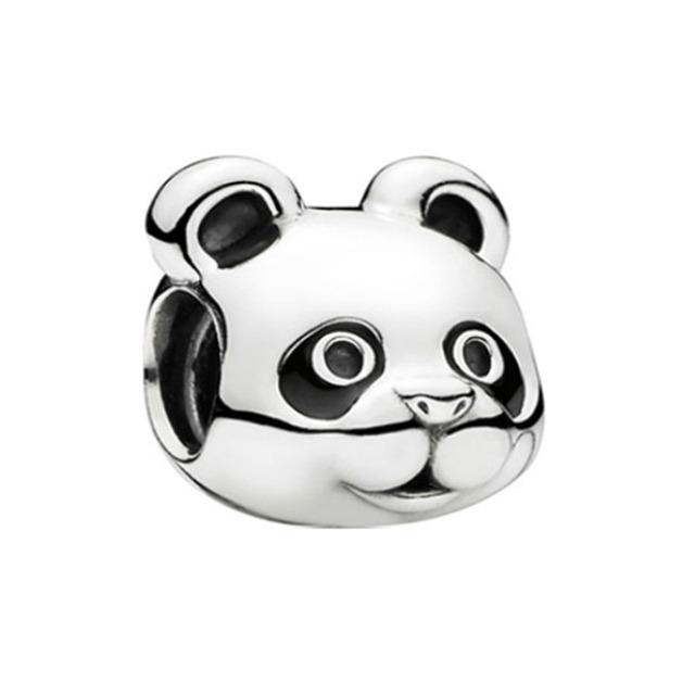 Новые европейские бусины из стерлингового серебра 925 пробы с изображением собаки и панды, бусины-пауки, подходят для оригинальных подвесок, браслетов, ювелирных изделий, аксессуары «сделай сам»