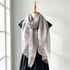 Summer New Silk Blended Shawl Scarf For Women Multi-Functional Fashionable Outerwear Schal Foulard Femme Scarves Scarfs