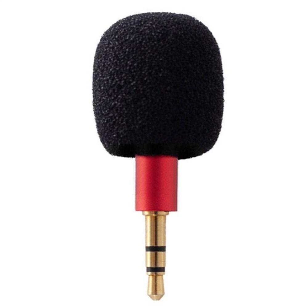 Portable Metal Mini Microphone Plug and Play Mic 3.5mm Metal Mini Microphone 4 Pole 3 Pole Speaker Microphone Computer