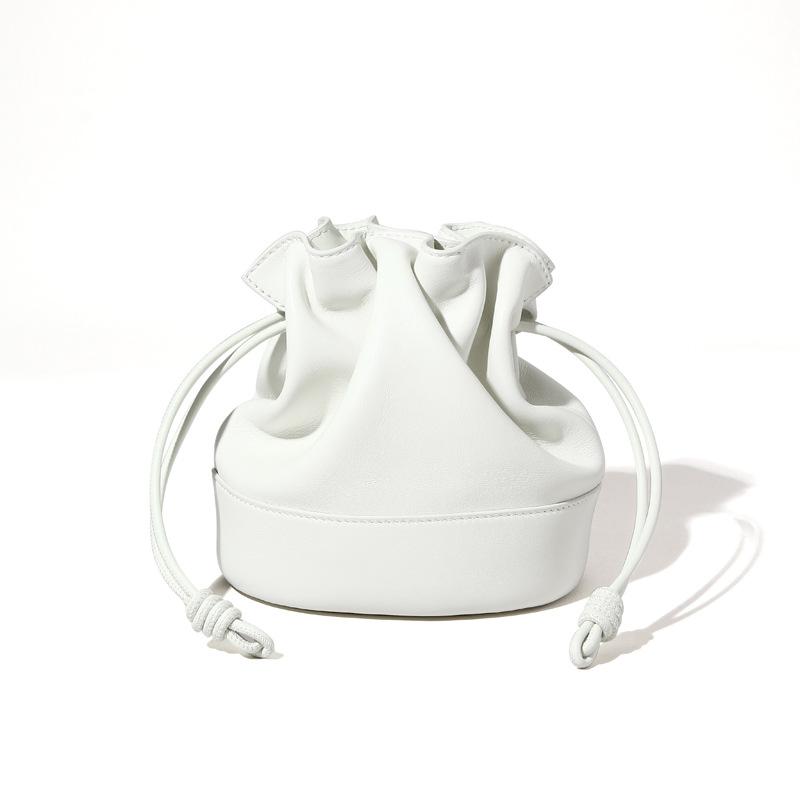 Drawstring Leather Cloud-shaped Bag, High-end and Fashionable Underarm Single-shoulder Bag, Large-capacity Bucket Bag, Crossbody Small Bag