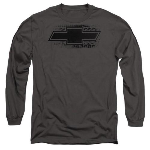 Chevrolet Mens Bowtie Burnout Long-Sleeved T-Shirt
