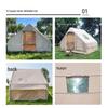ZISIZ 6.3sqm Inflatable Camping Tent, All-Season Wind-Resistant