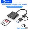 10 Гбит/с CFexpress Type B Card Reader Writer USB3.2 Gen2 USB-C CFe Card Reader для Android Windows XP/Vista/7/8/8.1/10/11 Mac OS