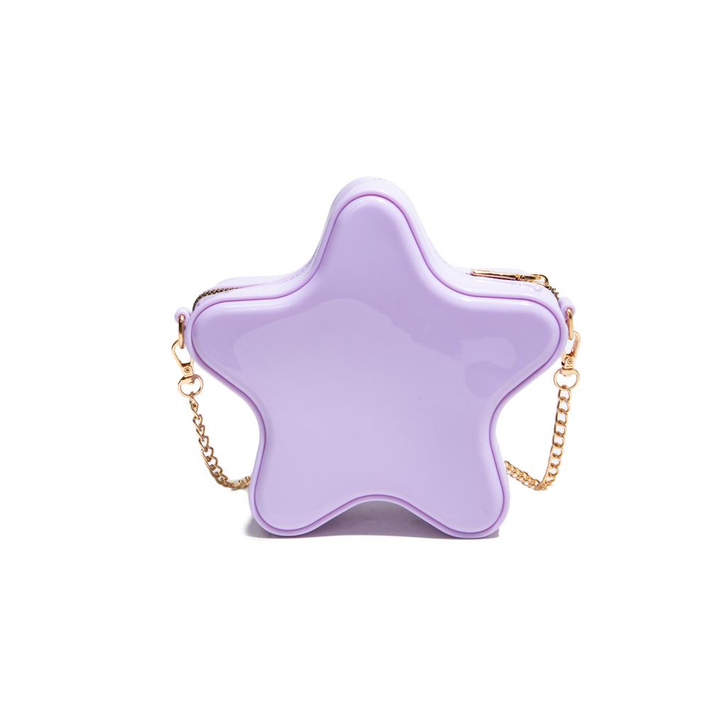 Милая мультяшная сумка-звезда 2025 японская мода мягкой девушки сумка через плечо нишевая универсальная сумка-мессенджер прозрачная сумка-желе тренд