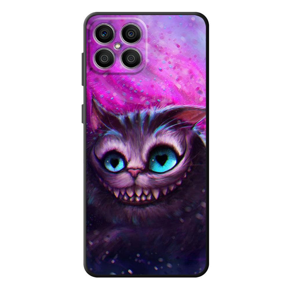 Черный чехол для телефона из ТПУ для Realme C21Y C20 C11 C15 C12 C35 C21 C25 C3 XT GT Narzo30A Алиса в стране чудес Чеширские кошки чехол принципиально