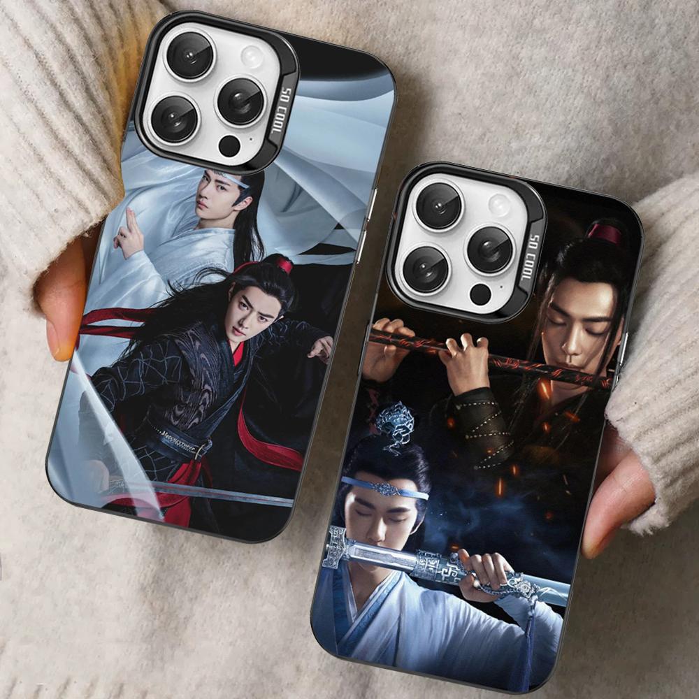 ChenQingLing Неукротимый Ван Ибо Сяо Чжань Чехол для телефона для iPhone 16 15 14 13 12 11 Pro Max X XR 8Матовый Ударопрочный Задний чехол