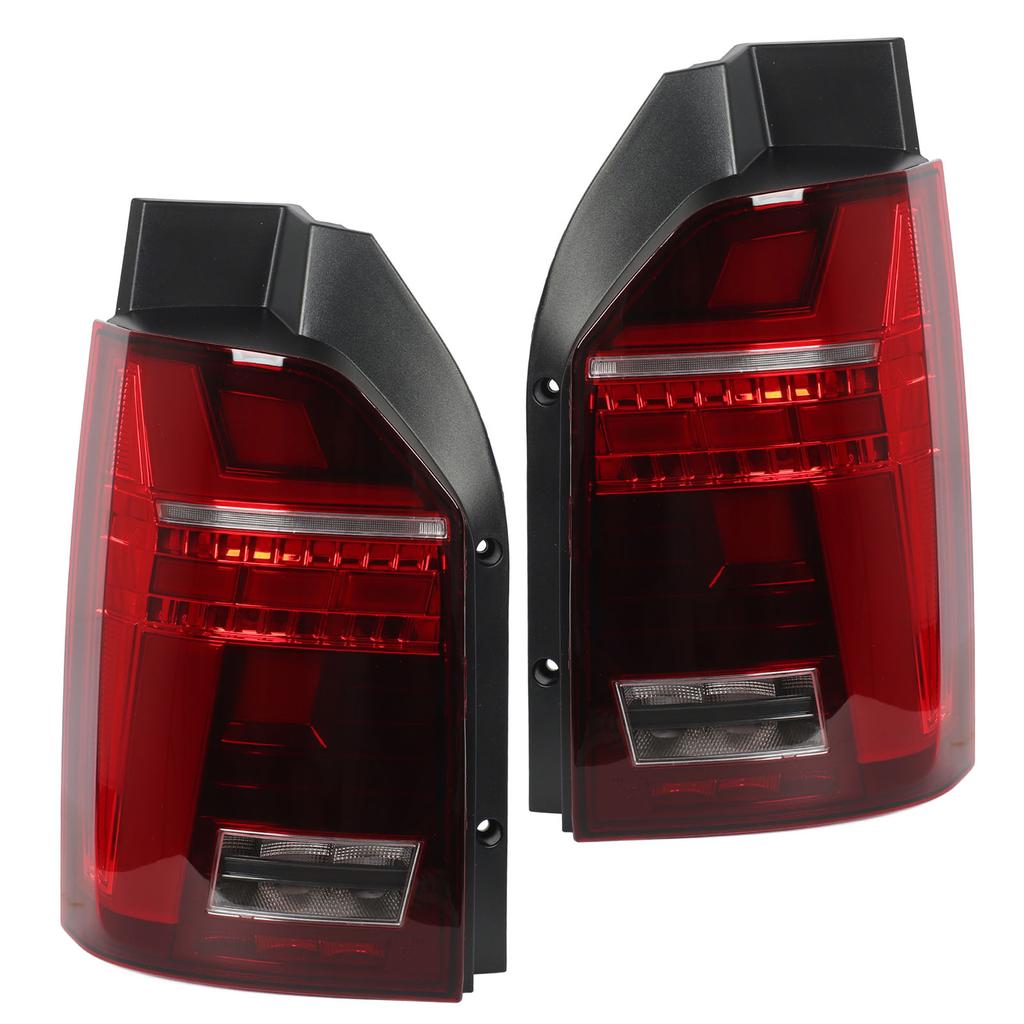 Динамические светодиодные задние фонари в стиле фейслифтинг для Multivan Transporter T6 до фейслифтинга 2016–2019 красный