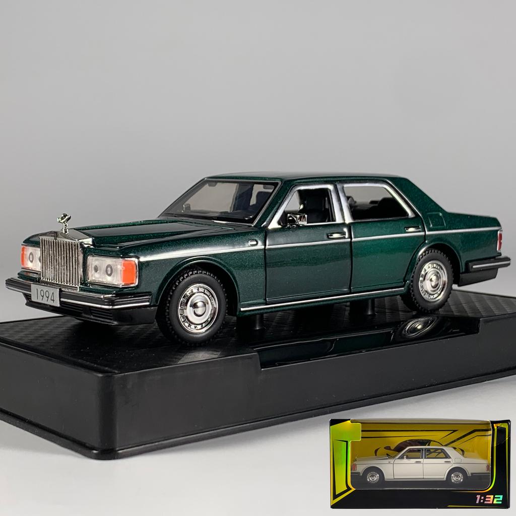 1:32 1994 Rolls Royce Silver Spur Лимузин Сплав Металл Литая Модель Автомобиля Украшение для Домашнего Компьютера Настольный Дисплей Мини Подарок для Взрослого