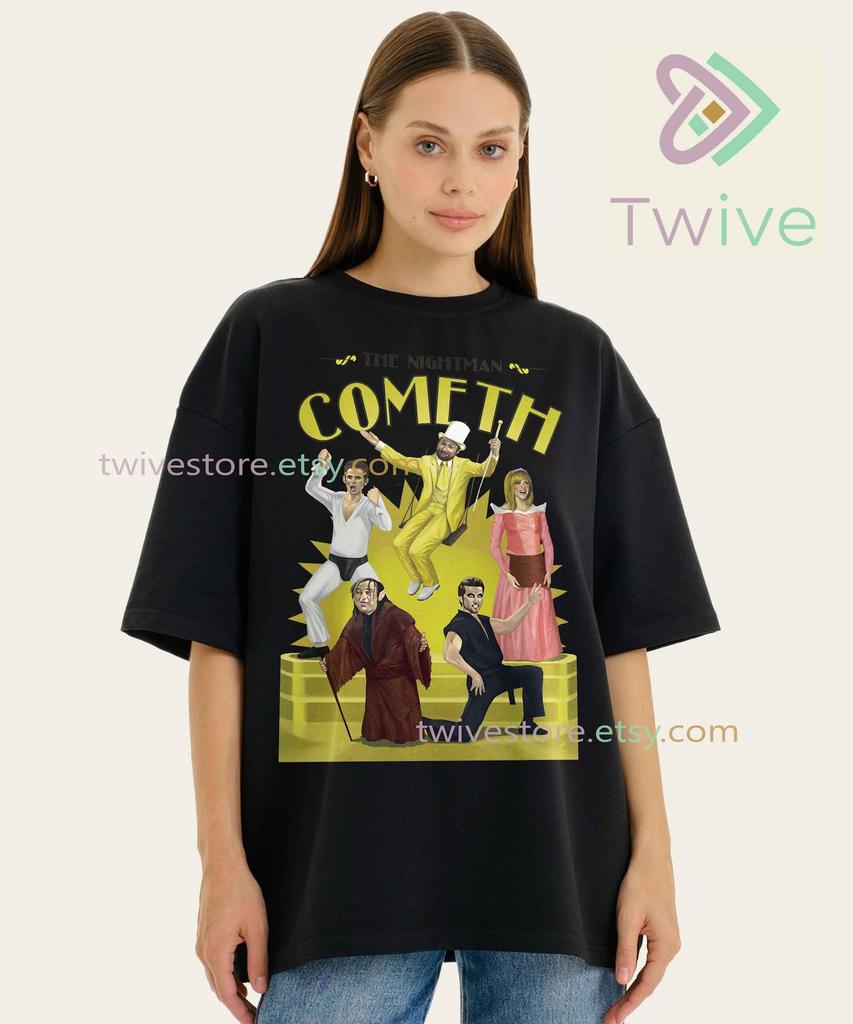 It's Always Sunny In Philadelphia The Nightman Cometh Comfort Colors Tee, Charlie Kelly Fan Merch Shirt, Vintage Retro TV Series Gift