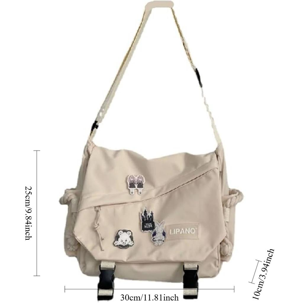 Рюкзак через плечо Kawaii, большая вместимость, эстетичный рюкзак, милый, повседневный, дорожный, Mochilas, рюкзаки