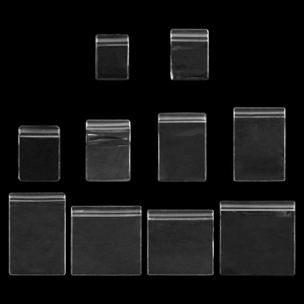 Bracelet Ring Wide Use Gift Packaging Jewelry Bag PVC Plastic Zip Lock Bags Self Sealing Bag