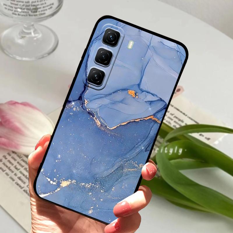 Для Infinix Hot 50 Pro 4G Чехол X6881 Милый Силиконовый ТПУ Матовый Чехол для Телефона Для Infinix Hot50 Pro+ 4G Бампер 50 Pro Plus X6880 Capa