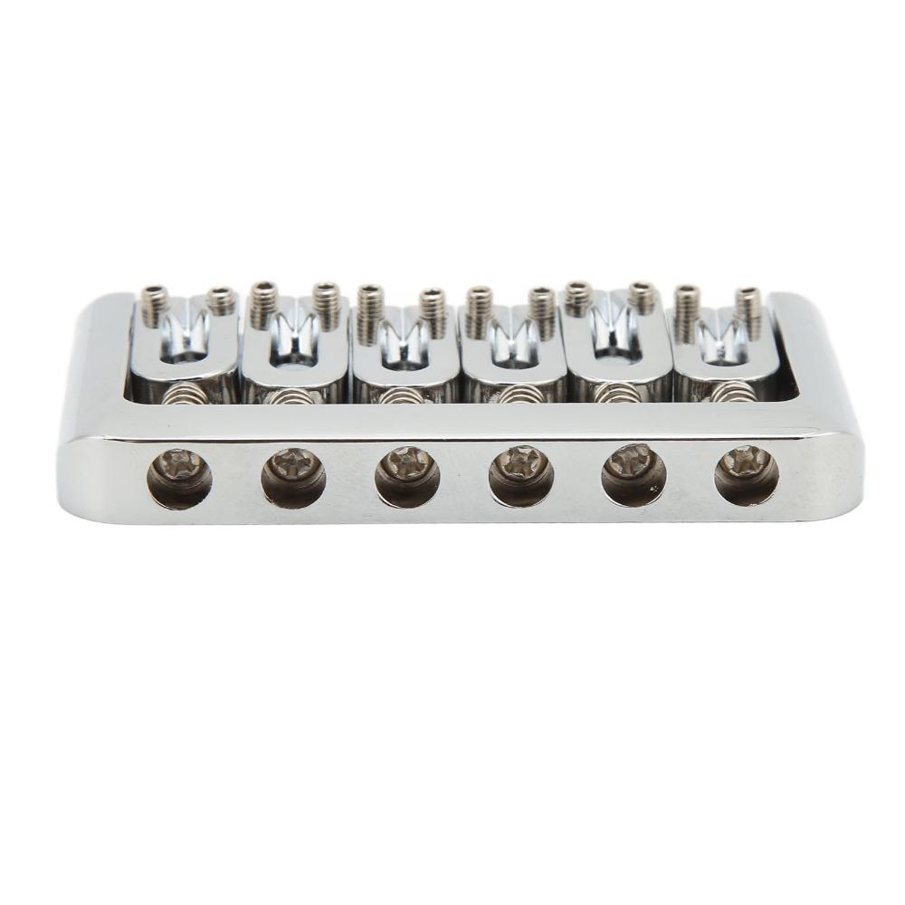 76mm Fixed Hardtail Guitar Bridge U Shaped String Spacing Electric Guitar Bridge Electric Guitar