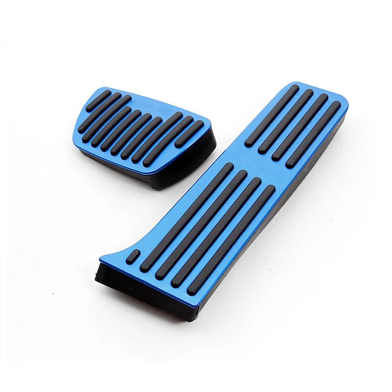 For Toyota RAV4 XA50 Hybrid Aluminum Alloy Car Accelerator Brake Pedal Rest Foot Pedal Cover Pad Accessories