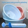 Большой круглый пластиковый умывальник - многоцелевой для домашнего и прачечного использования, бесплатная доставка!