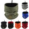 Fleece Winter Outdoor Sports Scarves Half Face Coverage Cold-proof Collar  Men Women