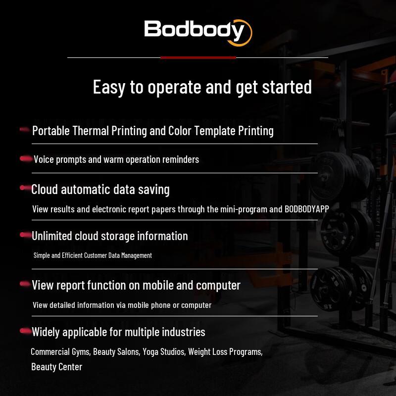 BODYDODI Professional 8-Electrode Body Composition Analyzer