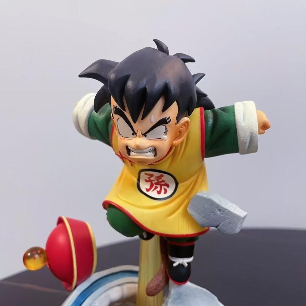 Студия Longzhu выпустить dragon ballz Прыгающий корабль Гохан аниме фигурки Китайский Кунг Дуэль Может быть Избранные ПВХ Мини горячий Подарок Игрушки