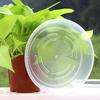10 Pcs Clear Plant Saucers Plastic Flower Pot Drip Trays for Indoors Outdoors