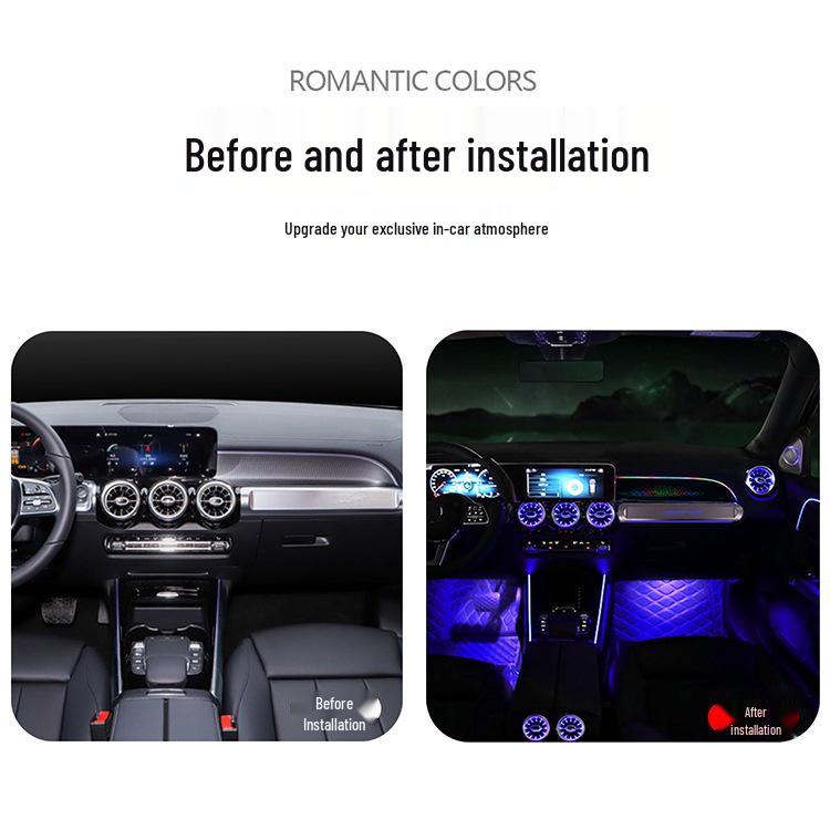 Mercedes-Benz GLB Ambient LED Light Upgrade - 64-Color Interior Lighting