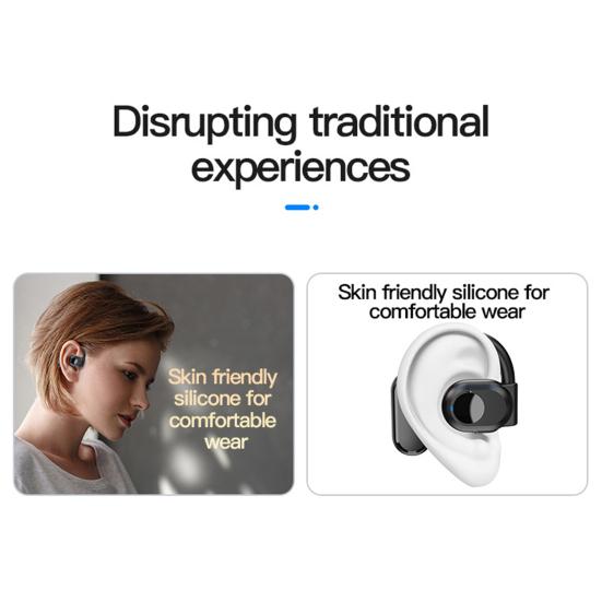 1 шт. беспроводная гарнитура с направленным звуком, подвесные наушники с шумоподавлением и низкой задержкой, Bluetooth-совместимые наушники 5,3