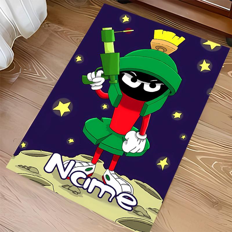 Custom personalization Marvin the Martian Print Area Rug - Soft, Washable Non-Slip Indoor Mat,Living Room,Home&Office Decorative Rug