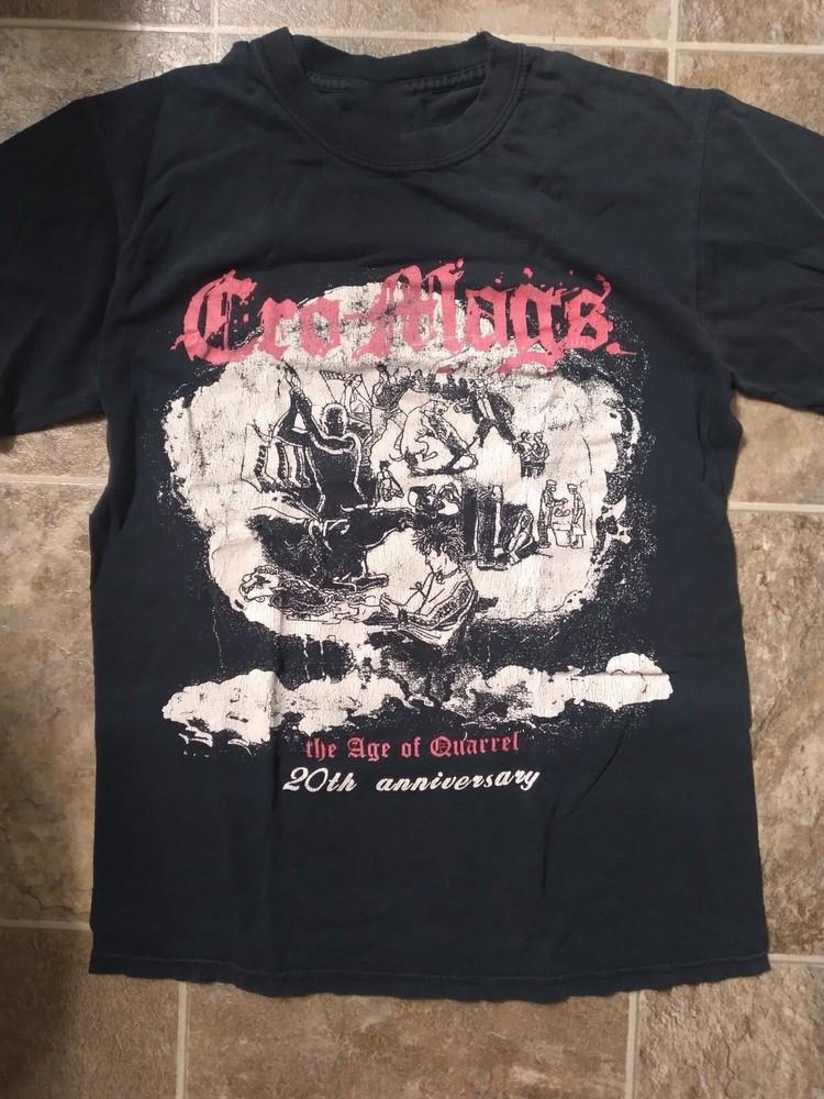 Cro-Mags The age of quarrel Размер от S до 5XL SE307 БЕСПЛАТНАЯ ДОСТАВКА Унисекс Футболка