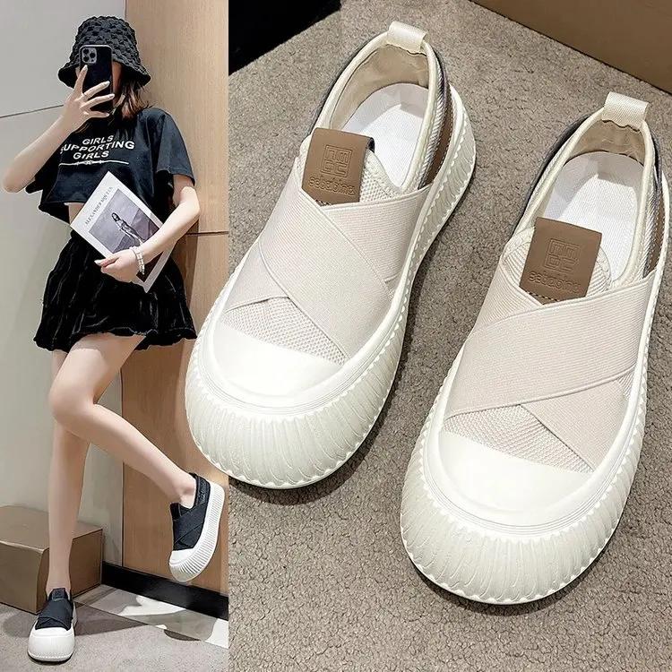 Модная весна-лето, новая дизайнерская женская обувь, модная повседневная дышащая обувь для рыбалки, женская легкая вулканизированная обувь