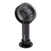 Captain Stag Уличный Портативный Вентилятор Ручной Вентилятор Hyper Ручной Вентилятор Регулировка Скорости Ветра Тихий USB Перезаряжаемый Со Шнурком и Подставкой Черный (КАПИТАН ОЛЕНЬ)