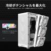 Корпус для ПК Corsair 2000D AIRFLOW ITX Tower Mini Tower белый CC-9011245-WW