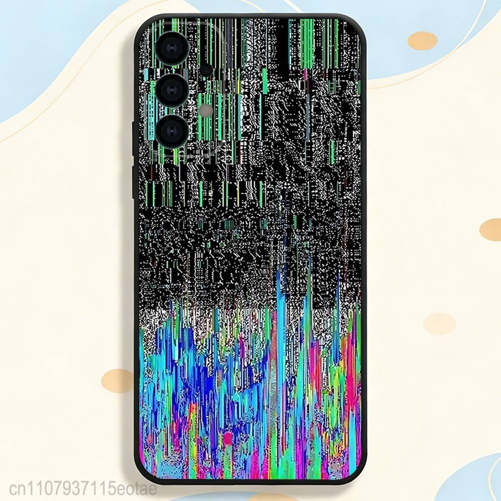 Чехол для телефона Samsung S серии s21 s22 s23 s24 s25 S26 FE Plus Ultra с принтом «Нет сигнала» (TV ART), мягкий, приятный для кожи, из ТПУ