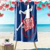 Kickers Offenbach Print Beach Towel, Large Soft Quick Dry Towel for Beach Camping Swimming