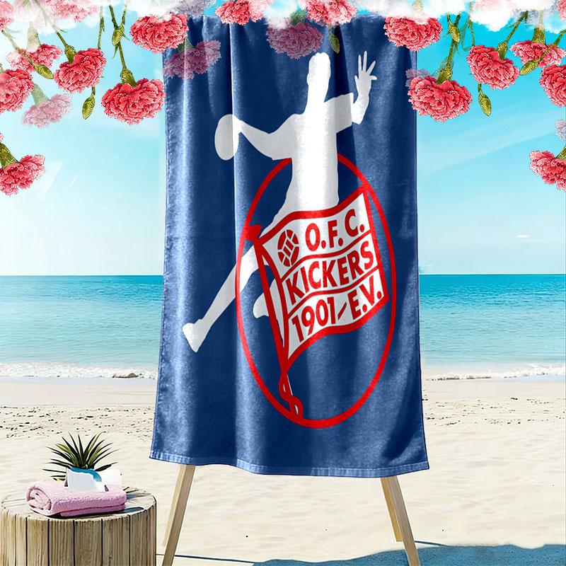 Kickers Offenbach Print Beach Towel, Large Soft Quick Dry Towel for Beach Camping Swimming
