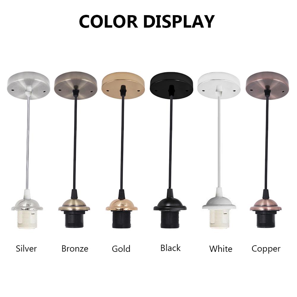 Retro Vintage Incandescent E27 Socket Lamp Base Pendant Light Bulb Holder