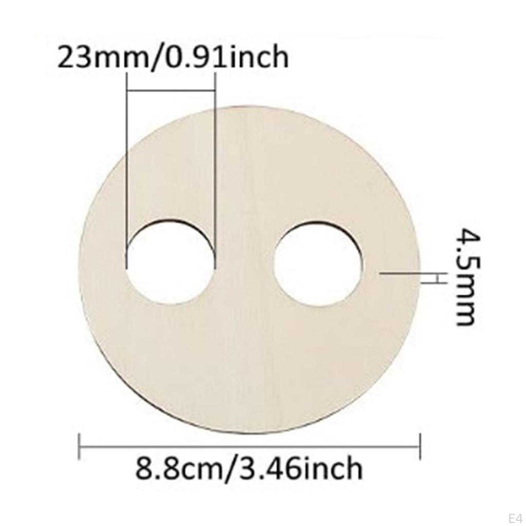 5 деревянных держателей фитиля для изготовления свечей в домашних условиях